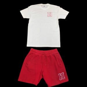 Hustle Varsity “H” Short Set (RED)