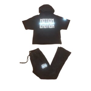 M O E Stacked Sweatsuit (Black)
